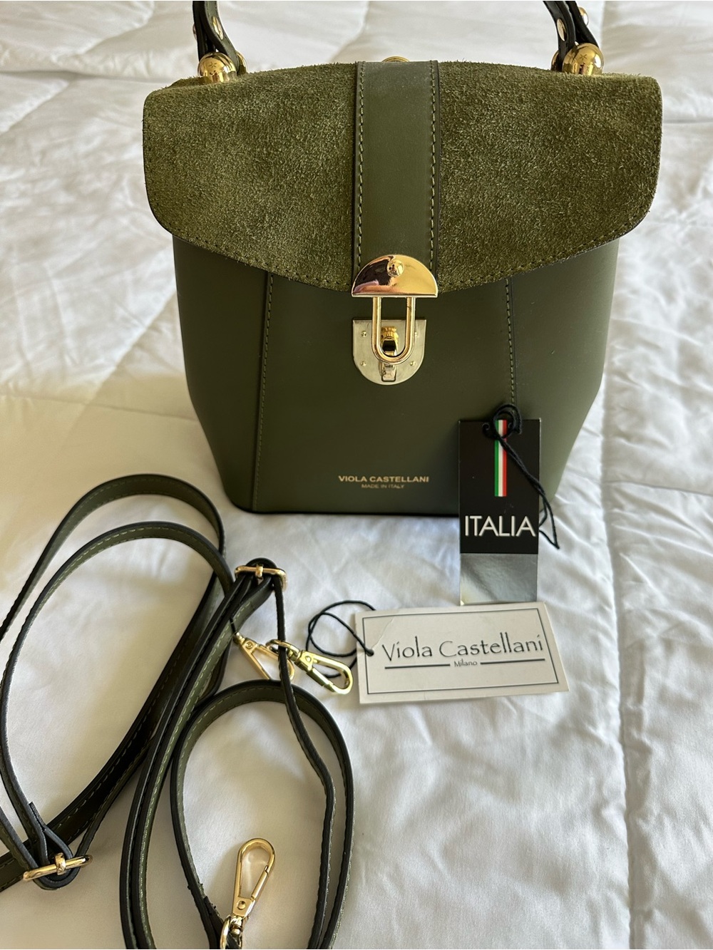 Viola Castellani convertible backpack handbag